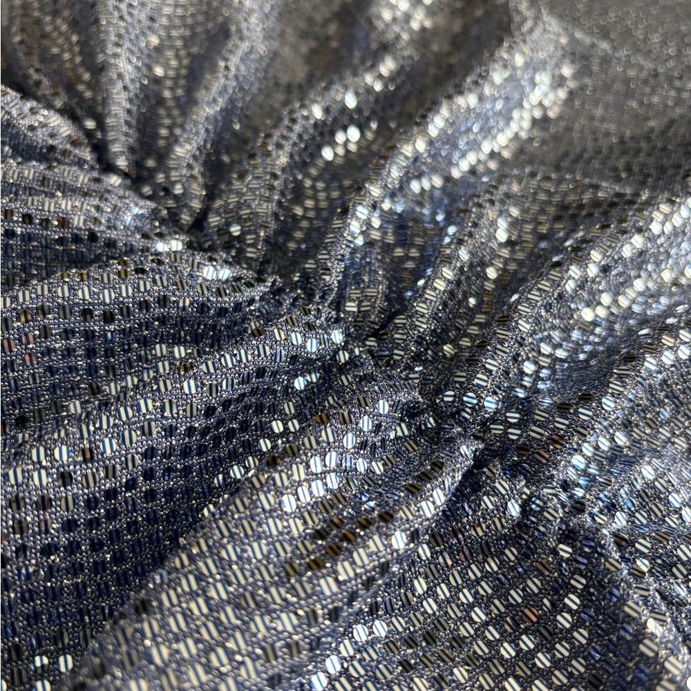 Camille Lavie Sparkling Purple Silver Evening Gown sz S - Picture 9 of 14